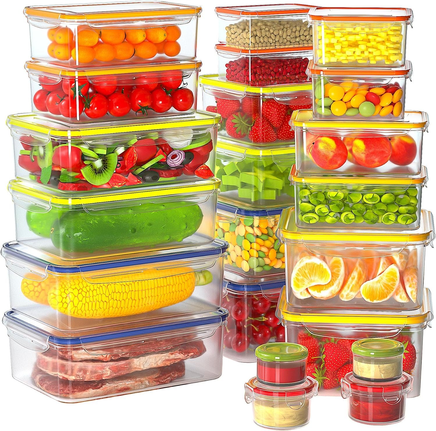 44 PCS Food Storage Containers Review